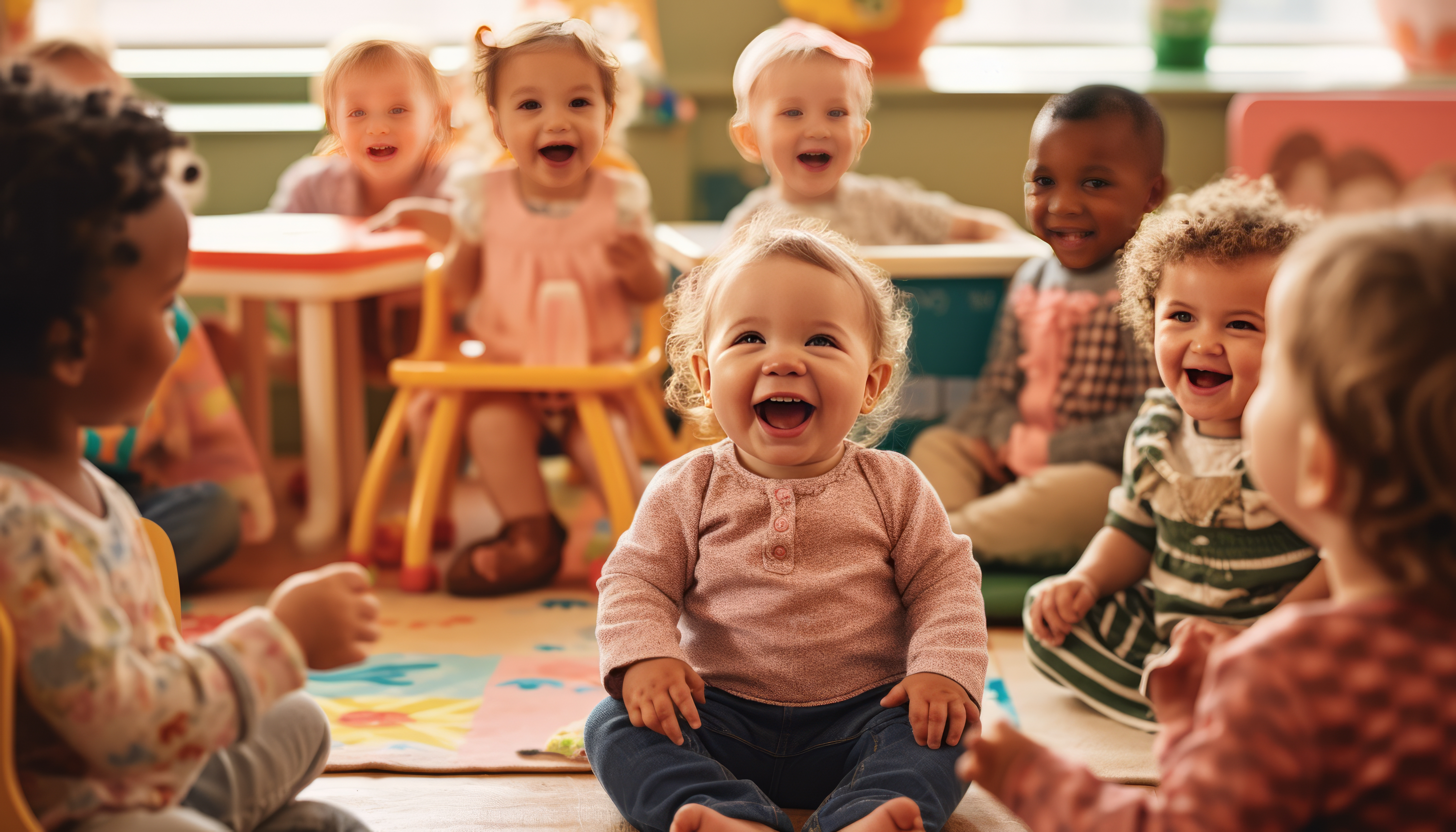 Infant care at Golden Glow Daycare